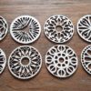 8 onderzetters van 11 cm