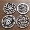 8 onderzetters van 11 cm - Afbeelding 3