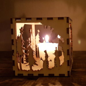 waxine lampje