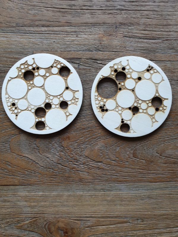 onderzetters Bubbels 2 stuks