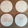 8 onderzetters 10cm Game of Thrones - Afbeelding 2