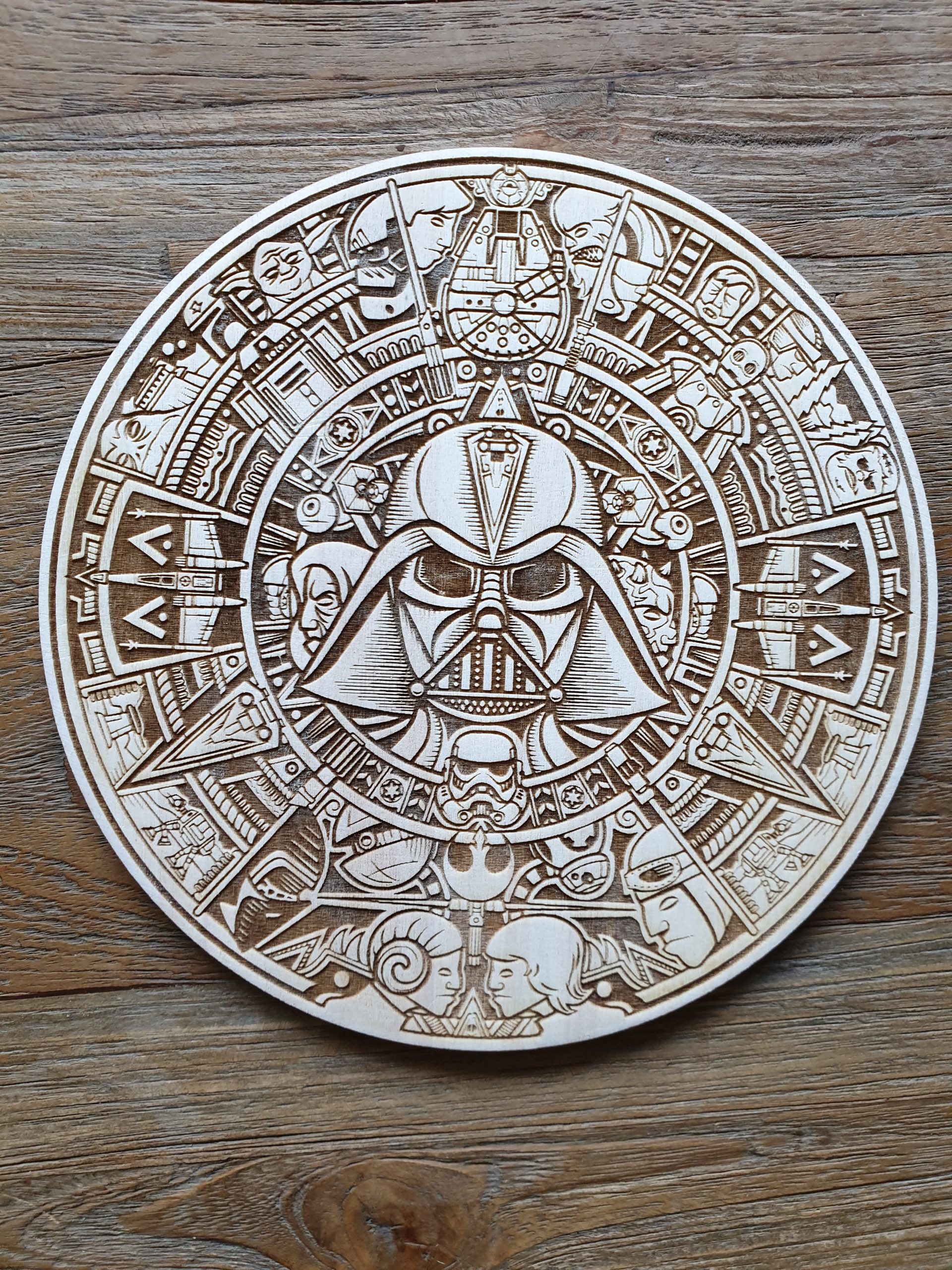 Achtervolging Egomania tempel Pannen onderzetter Star Wars - Voor een mooi houten kado