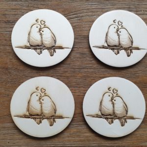 onderzetters vogels