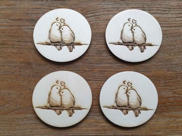 onderzetters vogels