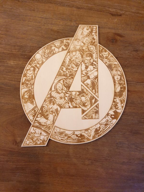 Pannen onderzetter Marvel (Avengers) Logo