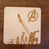 Pannen onderzetter Marvel (Avengers) Vierkant