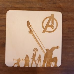 Pannen onderzetter Marvel (Avengers) Vierkant