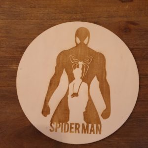 Pannen onderzetter Spiderman