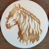 1onderzetter 10cm Fries paard