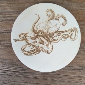 Onderzetter 10cm Octopussy
