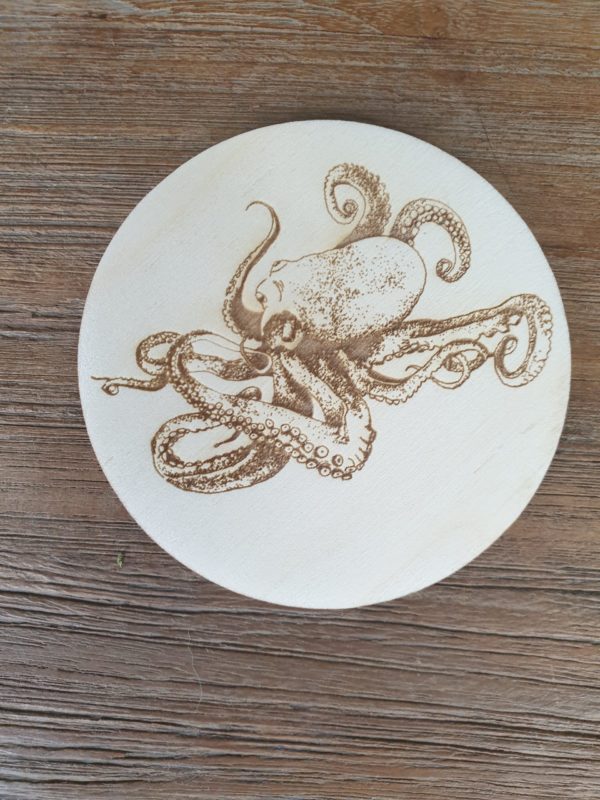 Onderzetter 10cm Octopussy