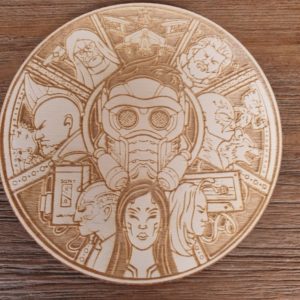 Onderzetter 10cm Guardians of the Galaxy