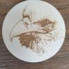 Onderzetter 10cm roofvogel