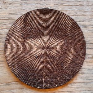 Onderzetter met hoofdprint