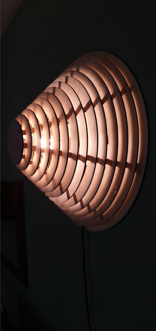 Wandlamp 50cm Piramide - Afbeelding 5