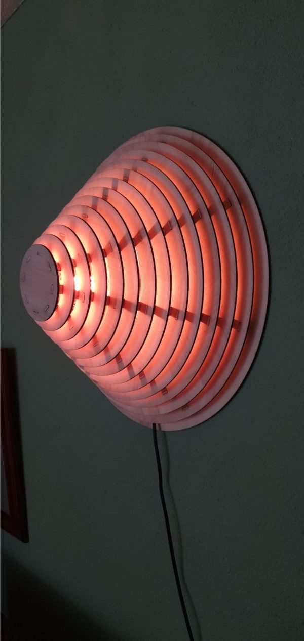 Wandlamp 50cm Piramide - Afbeelding 4