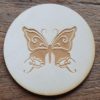 onderzetter 10cm vlinder 1