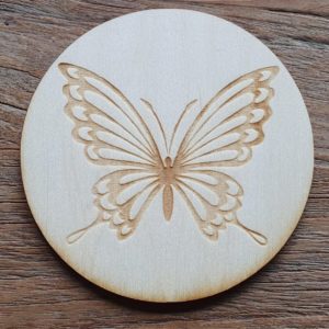 onderzetter 10cm vlinder 3