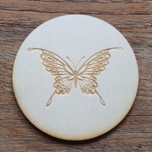 onderzetter 10cm vlinder 4
