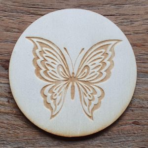 onderzetter 10cm vlinder 5