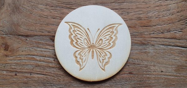 onderzetter 10cm vlinder 5