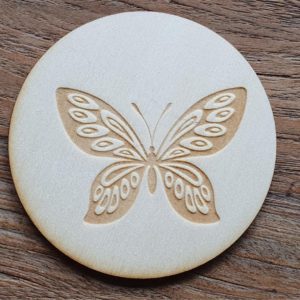 onderzetter 10cm vlinder 6