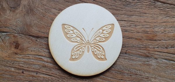 onderzetter 10cm vlinder 6