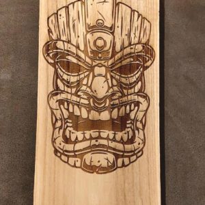 Houten serveerplank Tiki