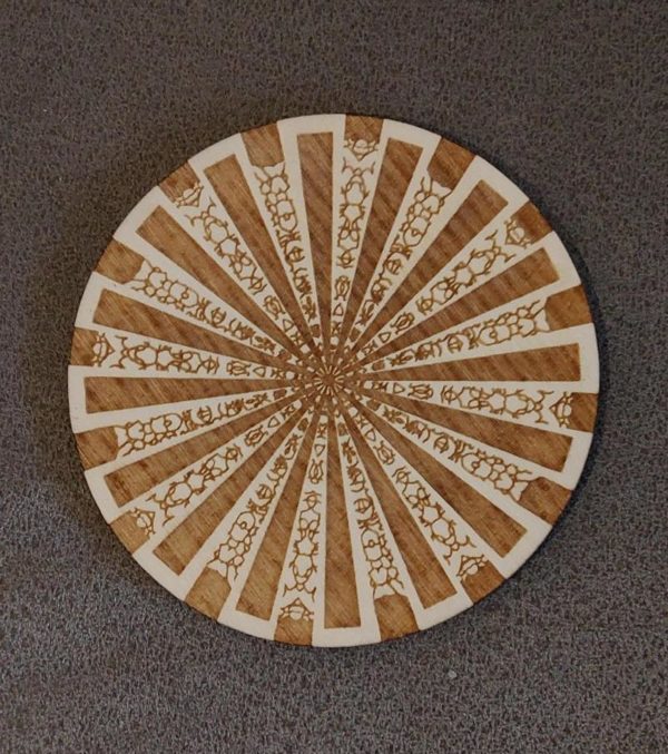 Houten onderzetter