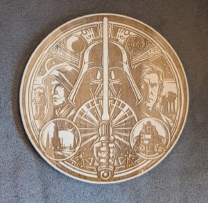 Star wars pannenonderzetter Darth Vader