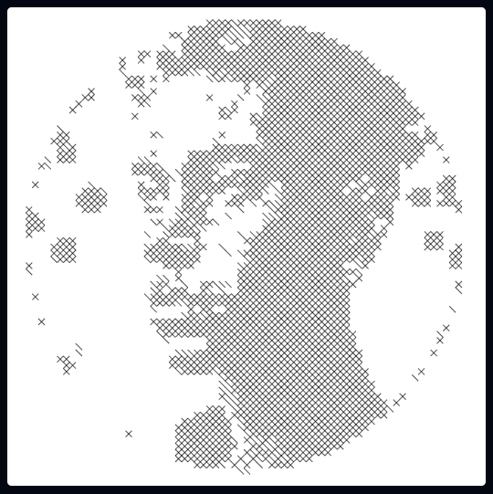 Crosshatch sketch