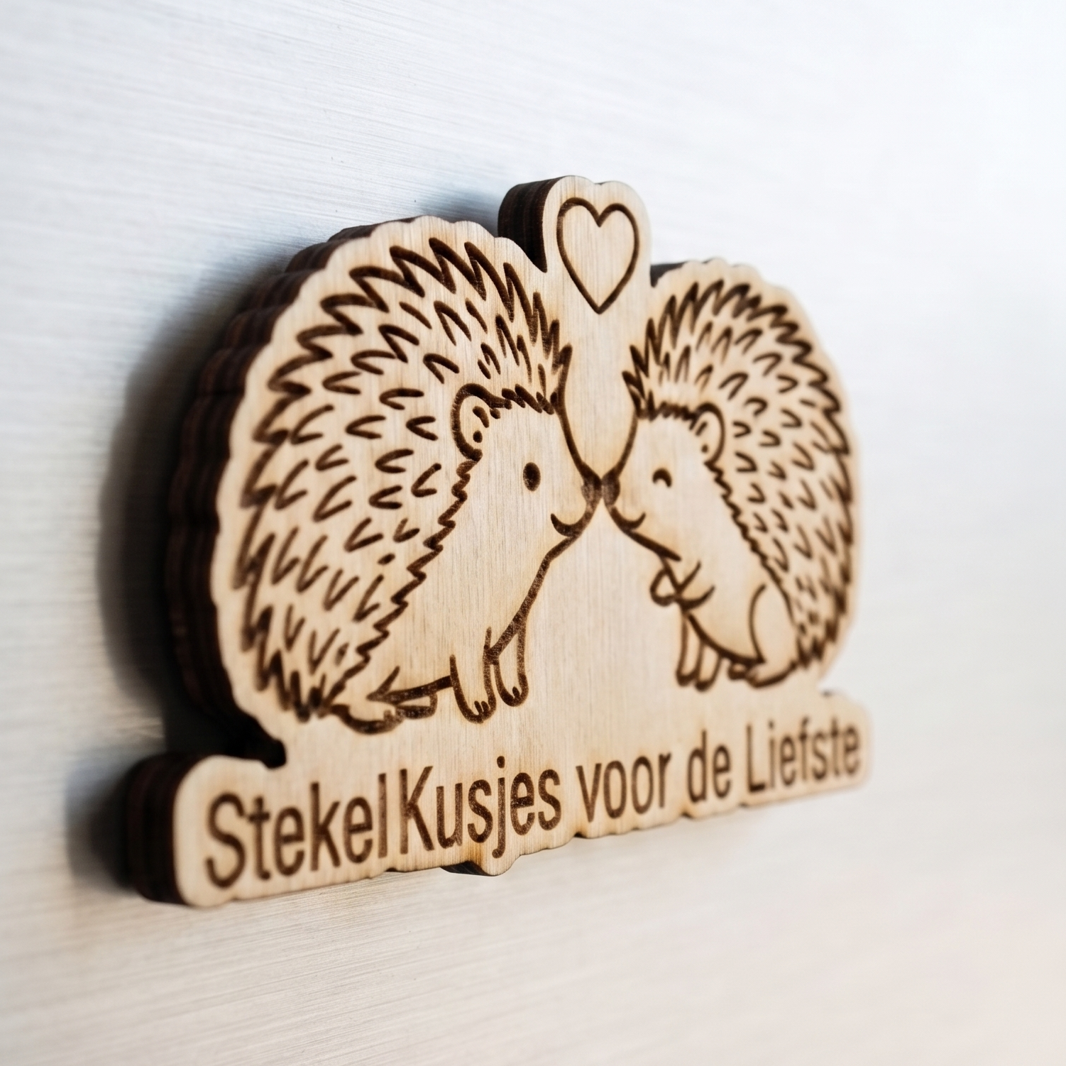 Koelkastmagneet Stekelkusjes voor de liefste